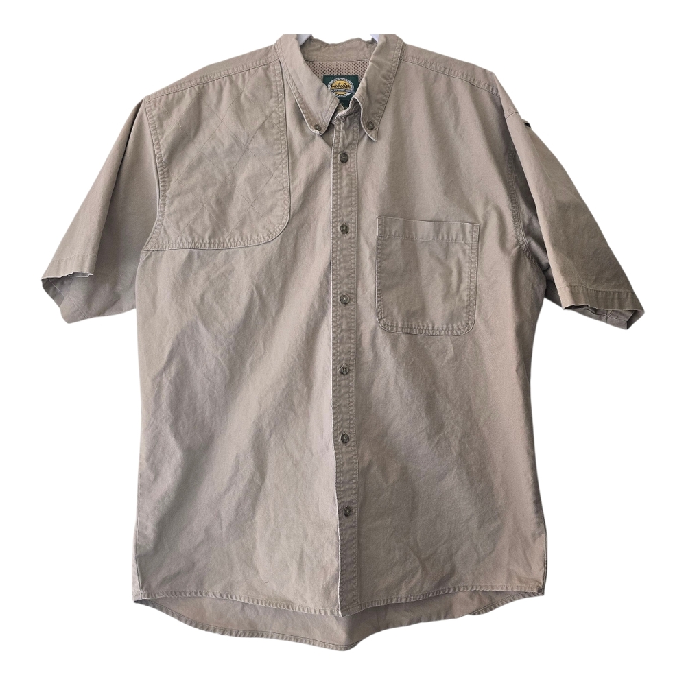 Cabela’s Men’s Outdoor Gear Vented Hunting Shirt Large Fishing Outdoor Camp Gorp
